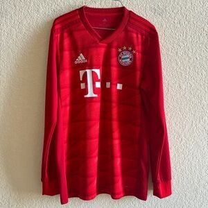 2019-20 Bayern Munich Long Sleeve Home Adidas Medium